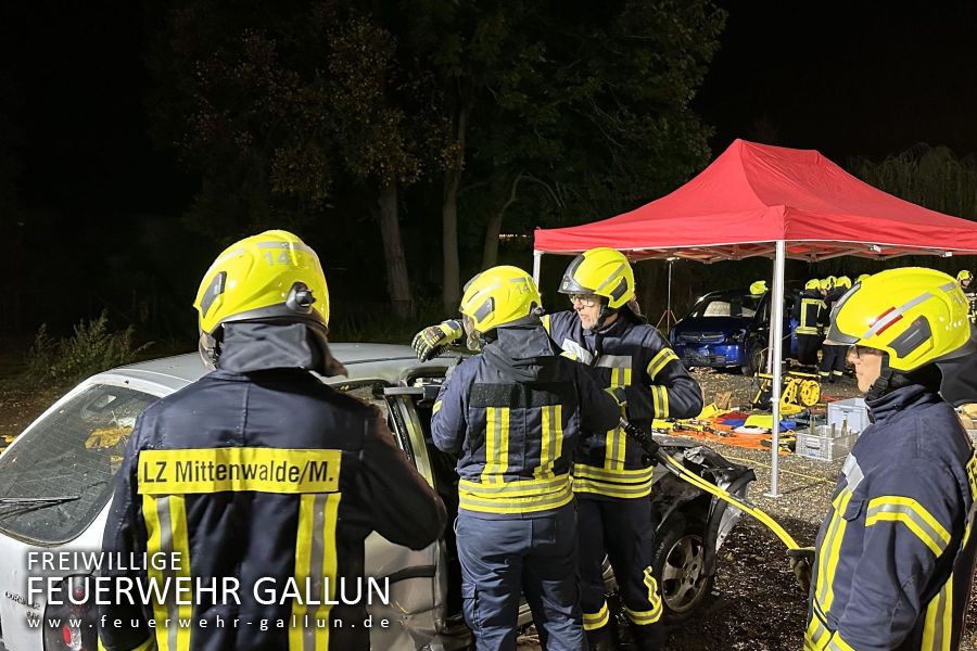 Ausbildung mit der Feuerwehr Mittenwalde